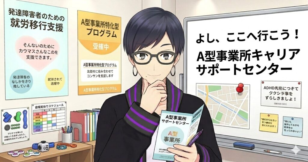 Ａ型事業所に行こうと思い立ったきっかけ