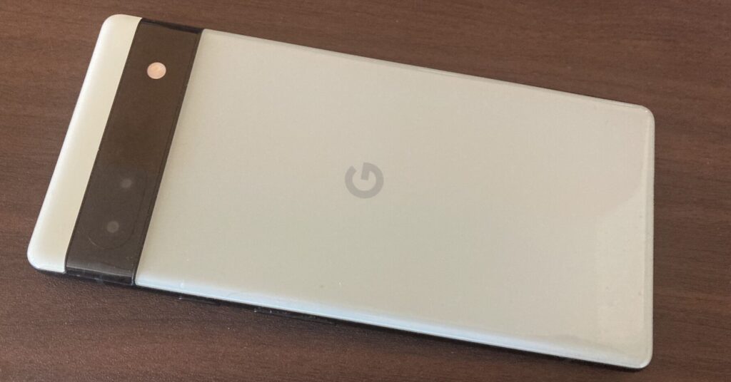 Google Pixel 6a本体(ケースなし)