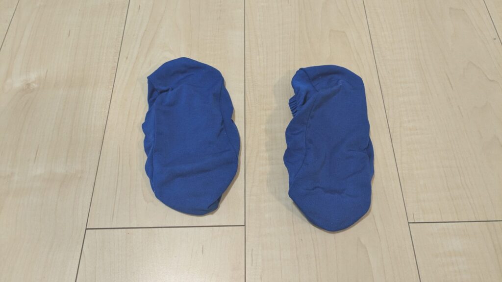 チェアスリップカバーのアームレスト部分